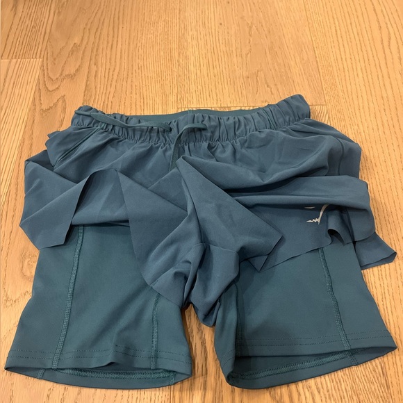 GYMSHARK ACTIVEWEAR - TEAL SHORTS - Picture 5 of 5